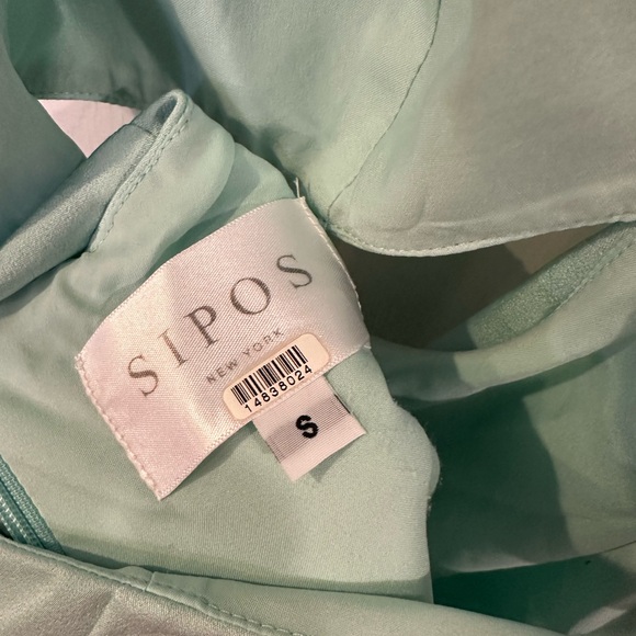 SAMANTHA SIPOS MINT GREEN BUTTERFLY SLIP DRESS - Picture 8 of 11
